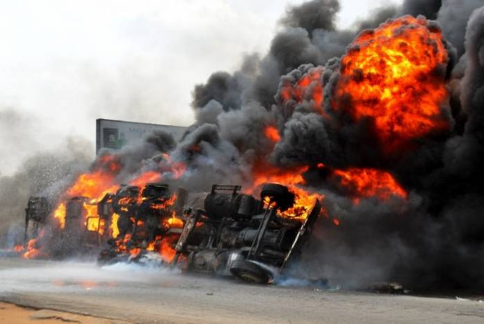 tanker Tragedy: Mother, Daughter, Vulcaniser Burnt As Tanker Explodes In Ogun