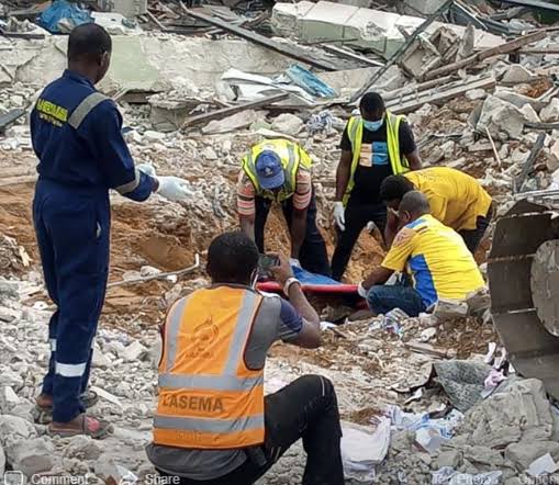 Abule-Ado explosion: LASEMA Retrieves Another Body From Site