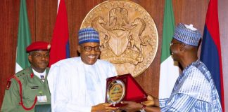 BREAKING: Buhari, Nasarawa Gov In Closed Door Meeting