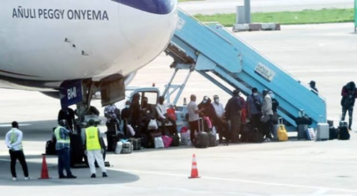 images (4) 268 Nigerians Stranded In China Arrive Abuja