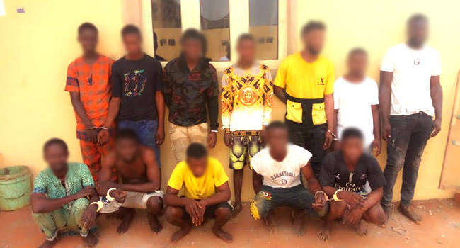 Police Nab 16 Suspected Cultists In Lagos