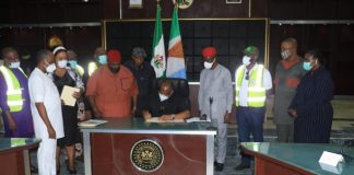 Uzodimma Signs Bills On Control Of Oil Mills, Traditional Institutions