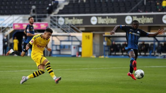 images (38) Sancho Hat-trick Keeps Borussia Dortmund In Title Hunt