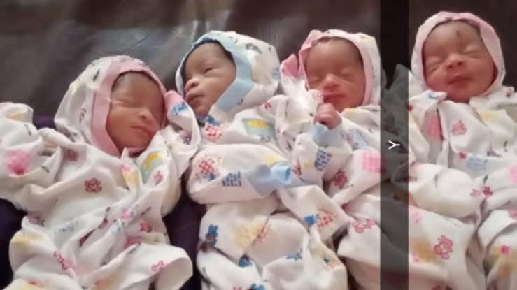 Kaduna Mother Of 13 Gives Birth To Quadruplets