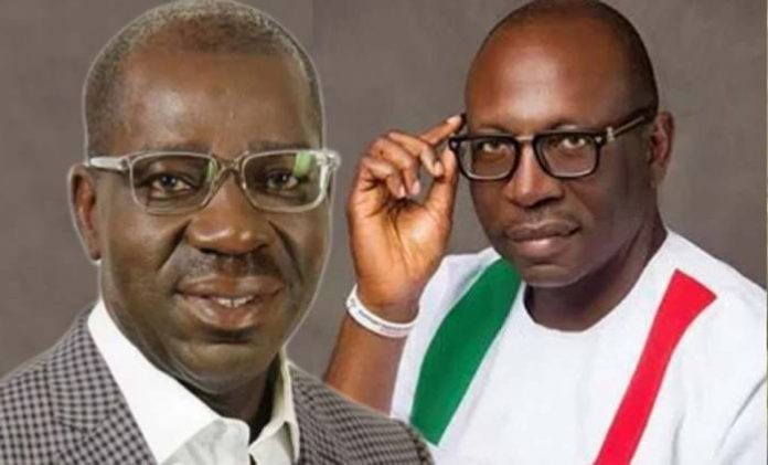 Obaseki and Ize-Iyamu Edo 2020: Obaseki, Ize-Iyamu In Mudslinging Campaign