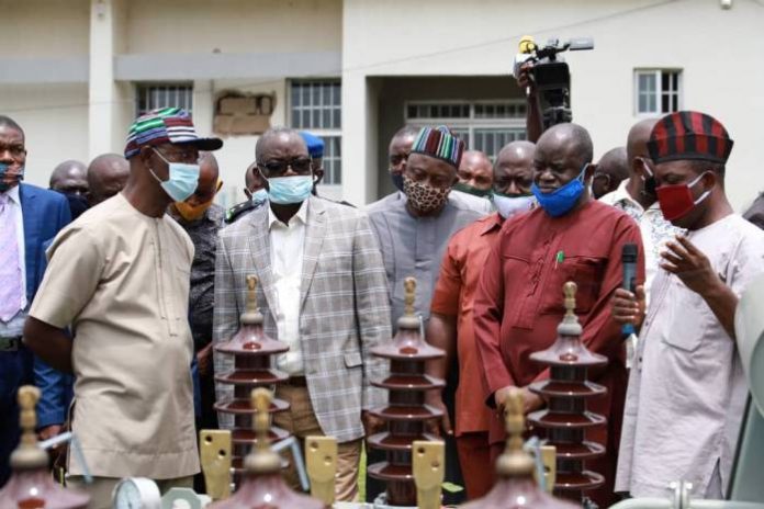 1596464630513_image1 Electricity: Ortom Inspects 60 Transformers For Distribution To Communities In Benue