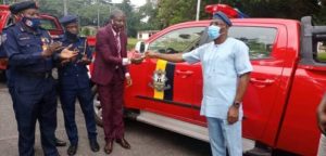 Makinde Donates 4 Utility Vehicles To Oyo Fire Service