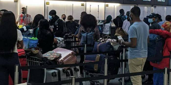 296 Stranded Nigerians Return From UK