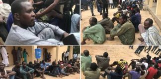 Borno Police Arrest, Parade Boko Haram Logistics Supplier, 44 Others