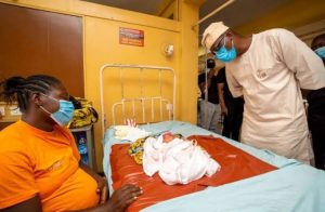 Sanwo-Olu, Wife Celebrate Eid-El-Kabir With Patients, Health Workers At Hospitals