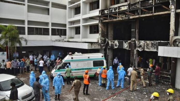 images (51) Fire At COVID-19 Isolation Facility Kills At Least 10, Injures Many Others
