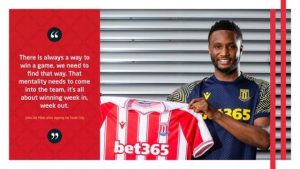 Mikel Joins Stoke City