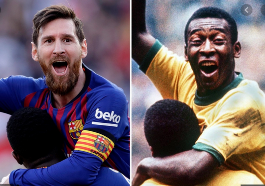Messi Equals Pele Record With 643rd Goal
