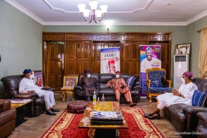 Tinubu, Akande, Oyetola, Aregbesola Meet Behind Closed Doors