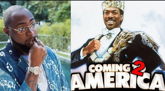 Davido Reacts To Seeing Himself In Movie Sequel ‘Coming To America 2‘