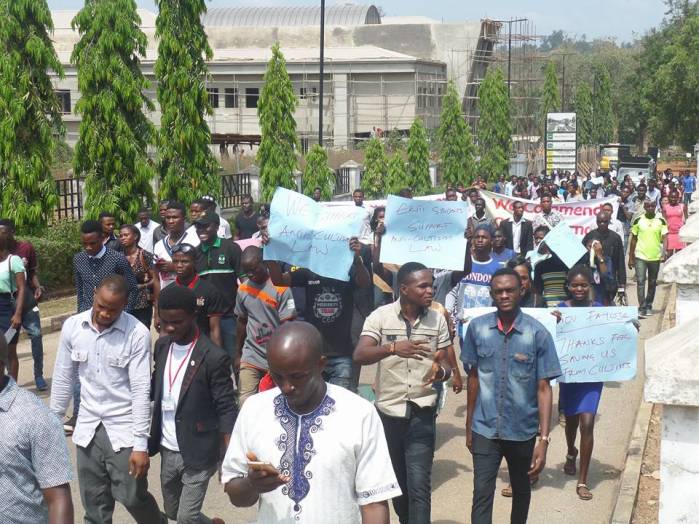 Tertiary Institutions Students In Ekiti State March Against Cultism