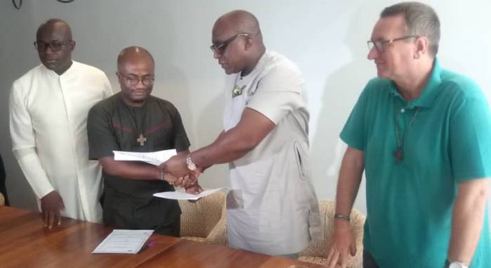 Okonkwo Signs Youth Skills Development Agreement With Salesians