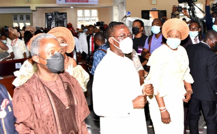 Osinbajo, Atiku, Governors, Family Celebrate Pa Okowa’s Legacy