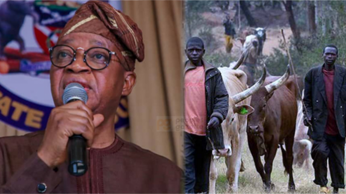 Osun-State-governor-Adegboyega-Oyetola-and-Herdsmen
