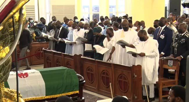 Osinbajo, Gowon, Jonathan, others attend Shonekan’s funeral