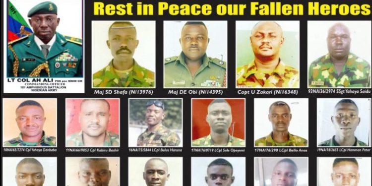 Army Commences 3-Day Mourning For Slain Soldiers, Orders Flag To Fly At Half-Mast