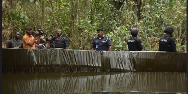 NSCDC Uncovers Illegal Refineries In Rivers Forest