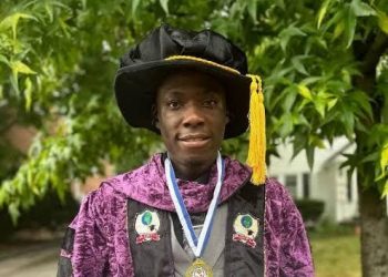 Alt="Emmanuel Ahmadu Nigerian graduate who wrote WASSCE 17 times"
