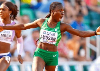 Alt="Tobi Amusan OON Nigerian track and field athlete"