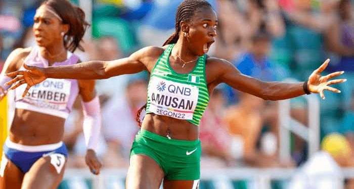 Alt="Tobi Amusan OON Nigerian track and field athlete"