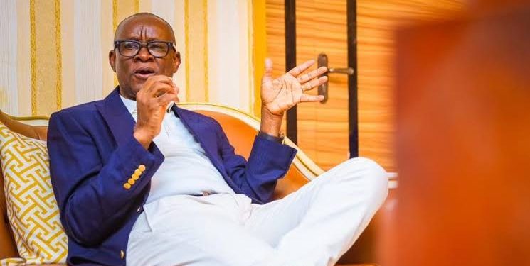 Alt="Sen. John Owan Enoh, Minster of Sports Development"