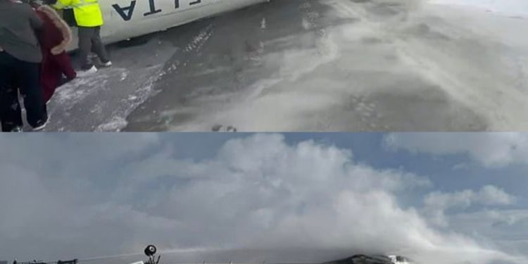 Delta Airlines Plane Crash-Lands And Flips Upside Down In Toronto